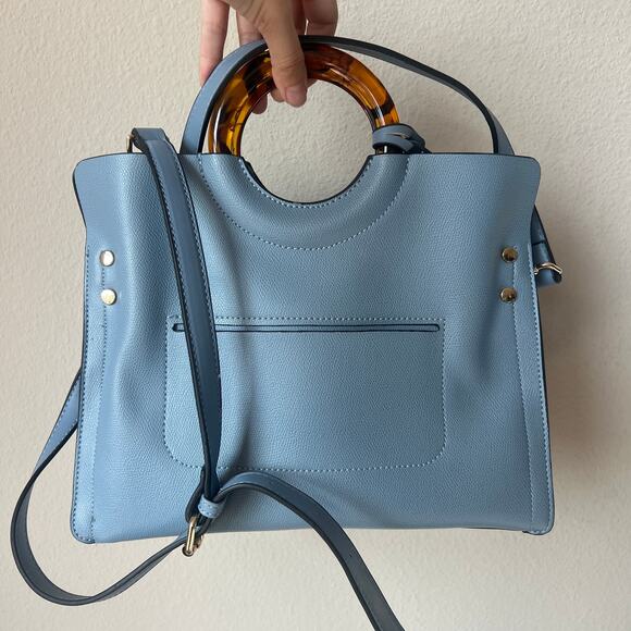 NEW Moda Luxe Maya Satchel in Light Blue - Picture 1 of 5